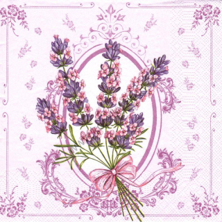 Servítka - motív č. 151 - kvety levanduľa
