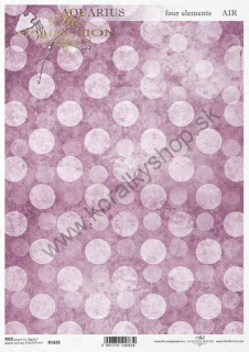 Ryžový papier - A4 - element vzduch (vodnár) - motív R1428