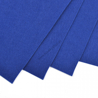 Látková dekoratívna plsť - hr. 1 mm - 20x30 cm - modrá