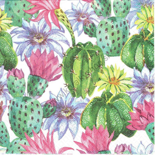 Servítka - kaktusy - motív č. 178