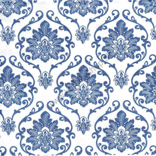 Servítka - modré ornamenty - motív č. 196