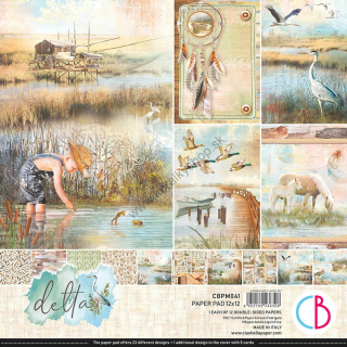 Sada papierov - 30,5 x 30,5 cm - Delta  - 12 ks