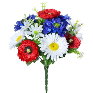 Kvety - letná kytica - 30 cm - mix - 1 zväzok
