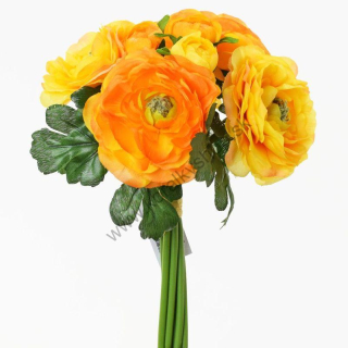 Kvety - iskerník - 24 cm - oranžová - 1 zväzok