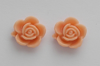 Kvietok  16x14 mm - marhuľová - 1ks