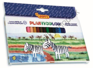 JOVI pastelky Plasticolor - guľaté - 24 ks