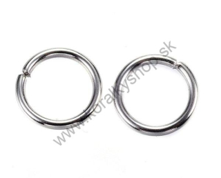 Spojovací krúžok pr. 8x1 mm - chir. oceľ - 20 ks