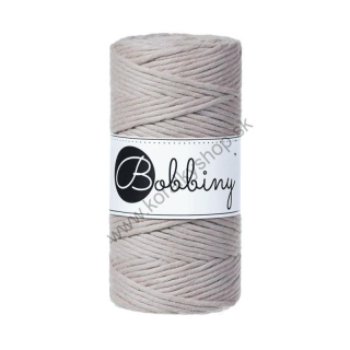 Bobbiny Macrame šnúrka - točená - pr. 3mm - Pearl - 100 m