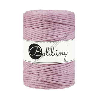 Bobbiny Macrame šnúrka - točená - pr. 5 mm - Dusty Pink - 100 m