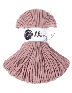 Bobbiny Macrame šnúrka - pletená - pr. 3mm - Blush - 100 m