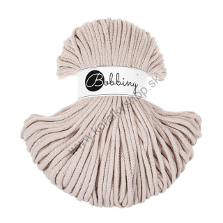 Bobbiny Macrame šnúrka - pletená - Premium pr. 5mm - Nude - 100 m