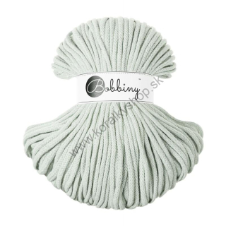 Bobbiny Macrame šnúrka - pletená - Premium pr. 5mm - Milky Green - 100 m