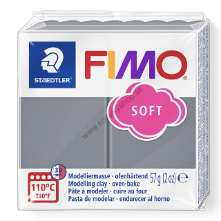 FIMO Soft - búrková sivá