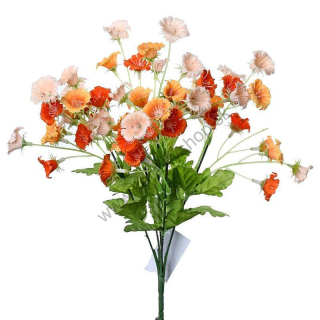 Kvety - oranžová - 35 cm - 1 zväzok