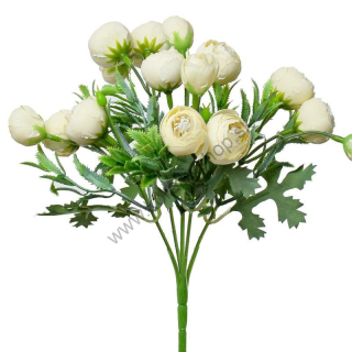 Kvety iskerník - krémová - 25 cm