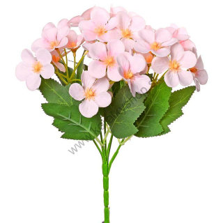 Kvety fialky- ružová - 25 cm