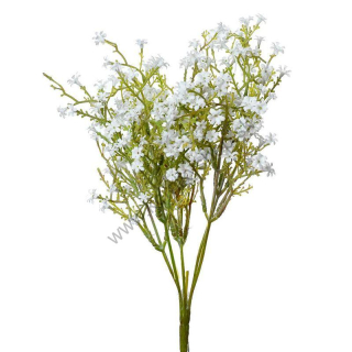 Kvety zápich - gyphsomila - biela - 33 cm
