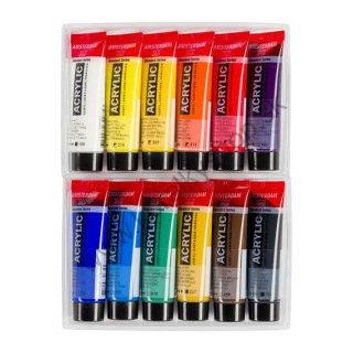 Sada akrylových farieb AMSTERDAM Standard Series  - 12 x 20 ml