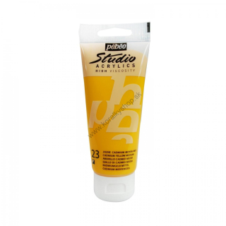 Studio Acrylics - 100 ml - 23 Medium cadmium yellow