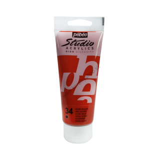 Studio Acrylics - 100 ml - 34 Red ochre