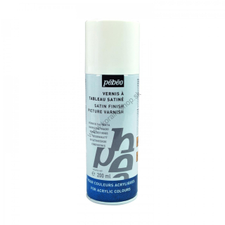 Saténový lak na akrylové farby v spreji - 200 ml