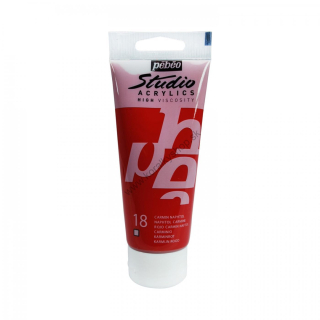 Studio Acrylics - 100 ml - 18 Naphtol carmine
