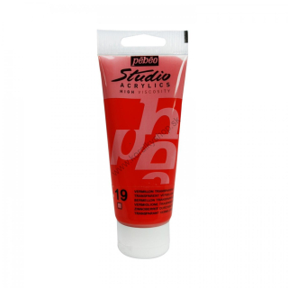 Studio Acrylics - 100 ml - 19 Transparent vermilion