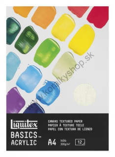 Skicár Liquitex - A4 - akrylové farby - 300 g - biela - 12 ks/bal