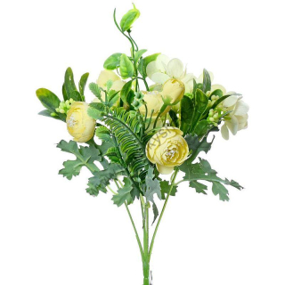 Kvety iskerník - žltá - 25 cm