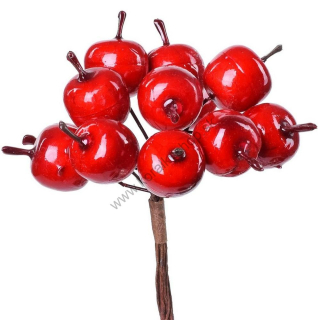 Plody jabĺčka -  červená -  1 zv./12ks