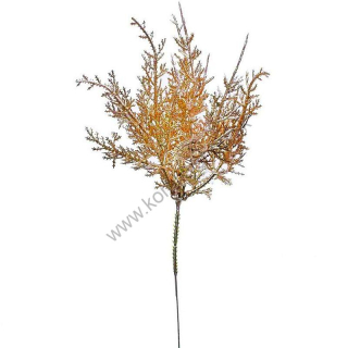 Trs - metalické lístky - zlatá - 30 cm