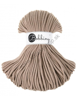 Bobbiny Macrame šnúrka - pletená - Premium pr. 5mm - Sand - 100 m