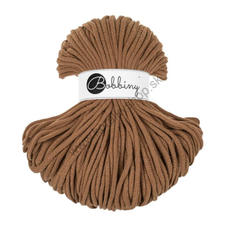 Bobbiny Macrame šnúrka - pletená - Premium pr. 5mm - Caramel - 100 m