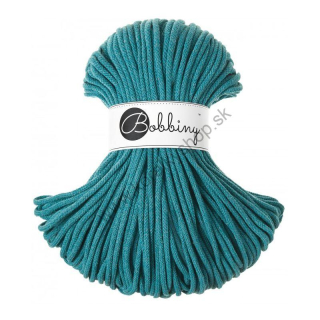 Bobbiny Macrame šnúrka - pletená - Premium pr. 5mm - Teal - 100 m