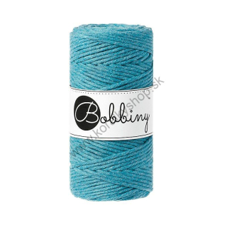 Bobbiny Macrame šnúrka Regular - točená - pr. 3mm - Teal - 100 m