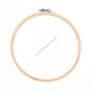 Drevený kruh na vyšívanie, macramé - 18 cm