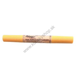 Akrylové fixy dual pen - dva hroty - slnečná žltá