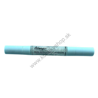 Akrylové fixy dual pen - dva hroty - sv. modrá