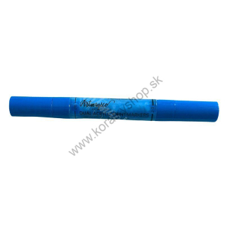 Akrylové fixy dual pen - dva hroty - tm. modrá