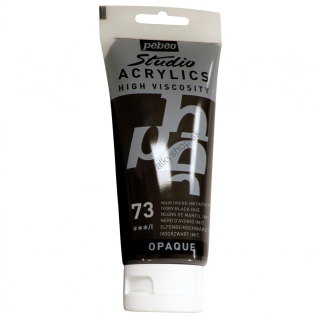 Studio Acrylics - 100 ml - 73 Ivory Black Hue