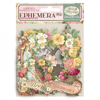 Lepenkové výseky Stamperia - Rose Parfum flowers and garlands - 1 bal.