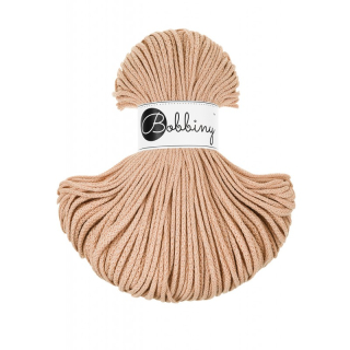 Bobbiny Macrame šnúrka - pletená - pr. 3mm - Biscuit - 100 m