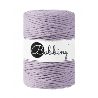 Bobbiny Macrame šnúrka - točená XXL - pr. 5 mm - Lavander- 100 m