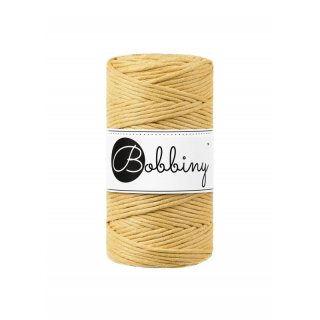 Bobbiny Macrame šnúrka Regular - točená - pr. 3mm - Honey - 100 m