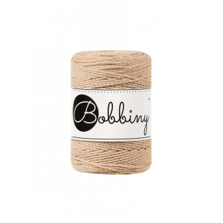 Bobbiny Macrame lano - pr. 1,5 mm - Biscuit - 100 m