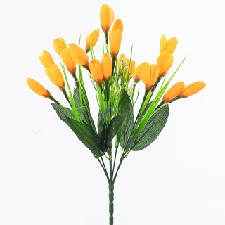 Kvety zápich - krokus - oranžová - 30 cm