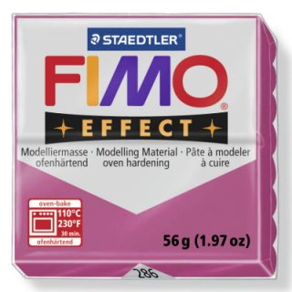 FIMO Effect trblietavá - rubínová