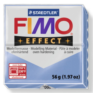 FIMO Effect trblietavá - modrý achát