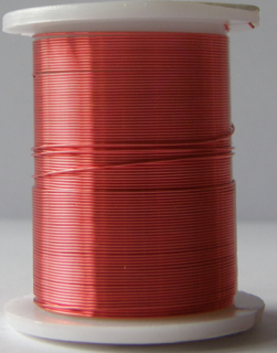 Bižutérny drôt 0,3mm/10m - červeno ružový