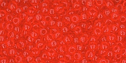  Transparent Lt Siam Ruby11/0 - 10 g